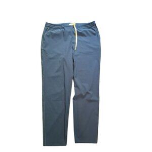 J.Jill Fit Womens Tall Gray Athletic Pants With Yellow Drawstring